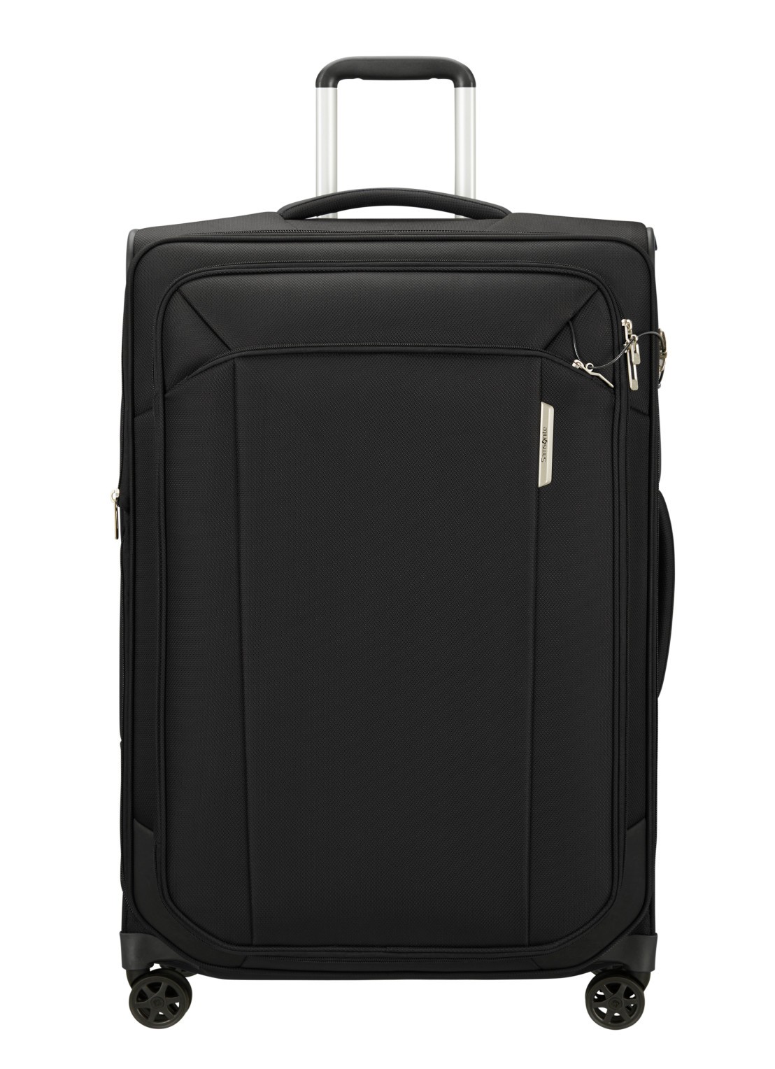 Samsonite Respark vergrootbare spinner 79 cm - voorkant 4 zwart