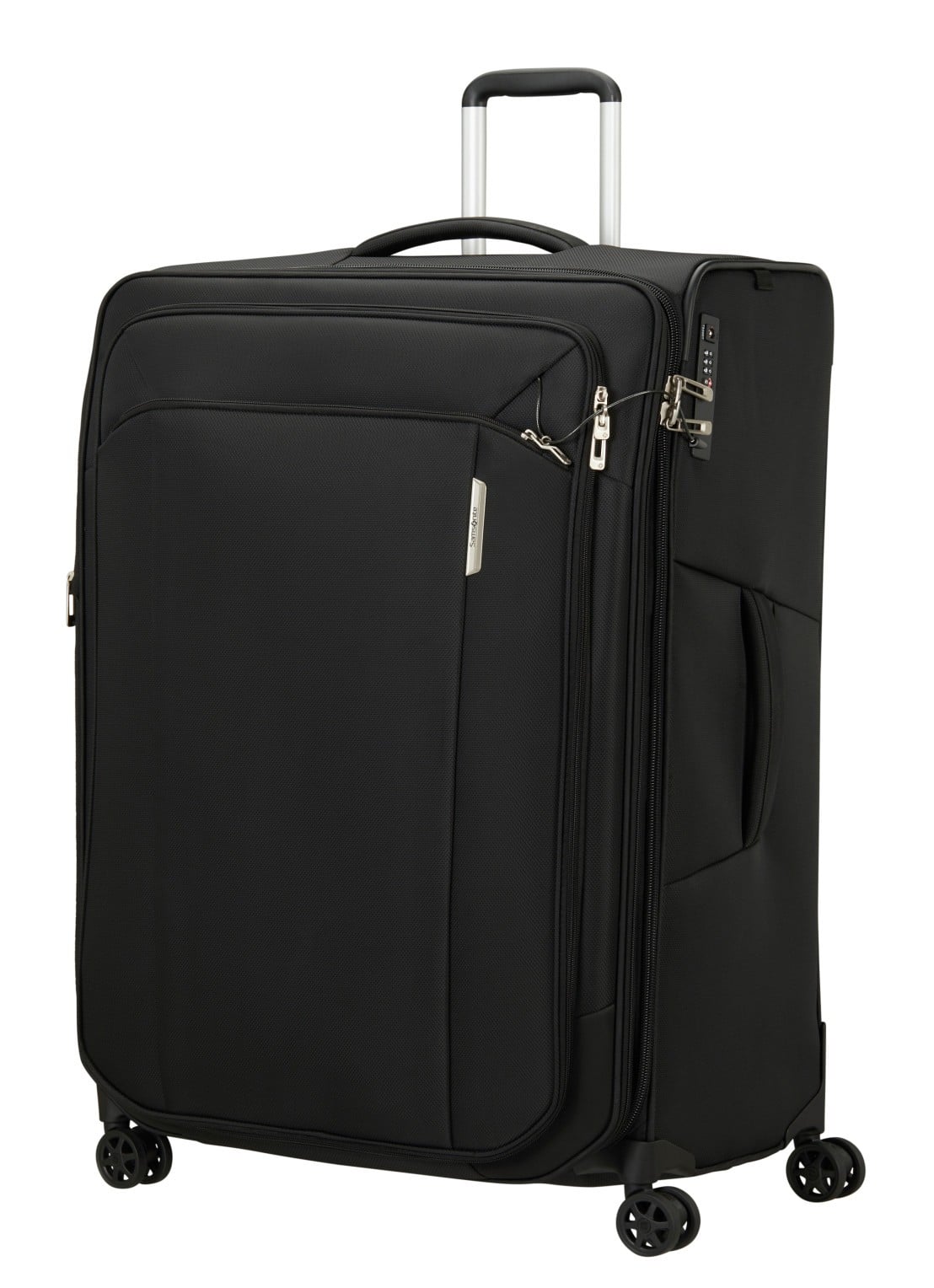 Samsonite Respark vergrootbare spinner 82 cm - voorkant 2 zwart