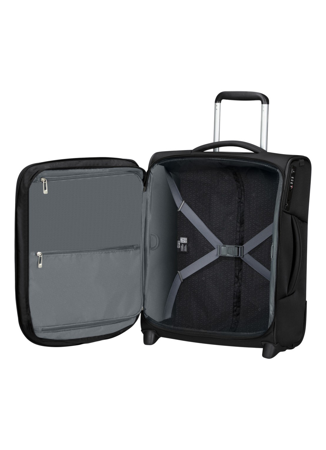 Samsonite Respark vergrootbare trolley 55 cm - detail 4 zwart