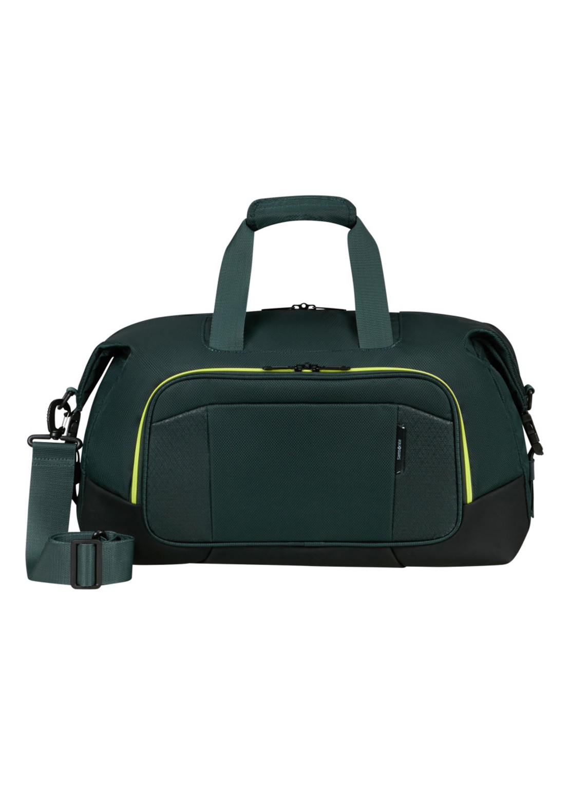 Samsonite Respark weekendtas met afneembare schouderriem - voorkant 3 dark teal / donkergroen