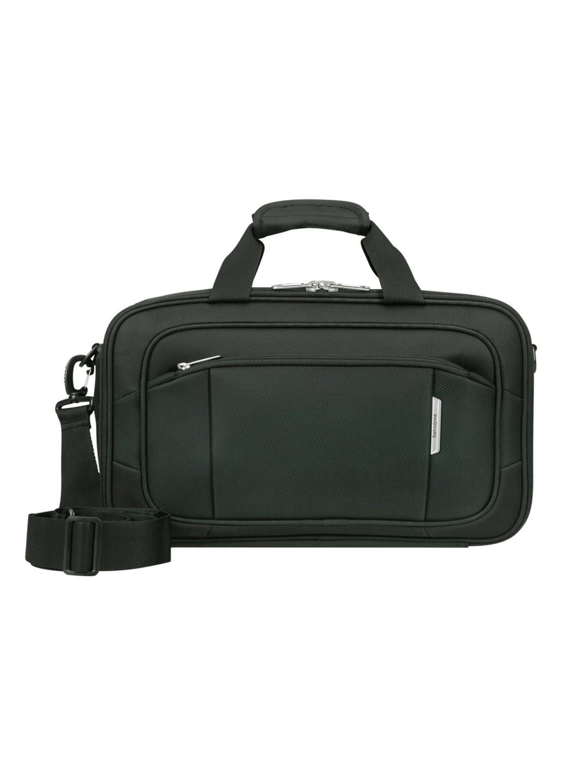 Samsonite Respark weekendtas met afneembare schouderriem - voorkant 2 forest green