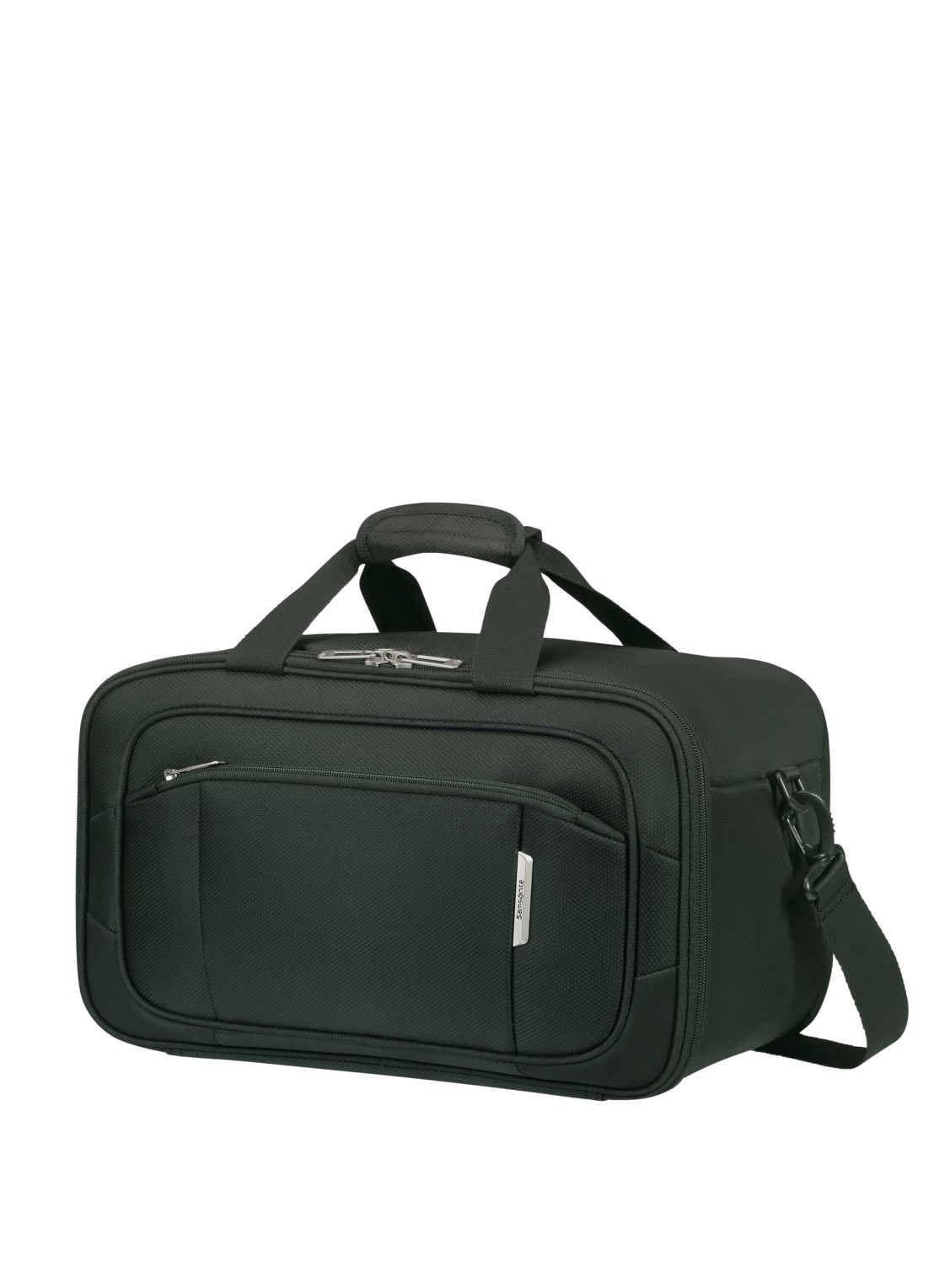 Samsonite Respark weekendtas met afneembare schouderriem - voorkant 3 forest green