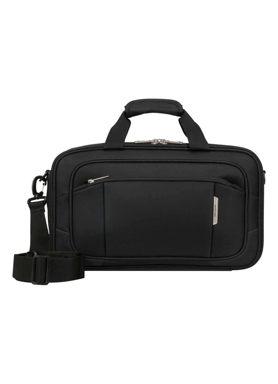 Samsonite Respark weekendtas met afneembare schouderriem - voorkant 2 ozone black