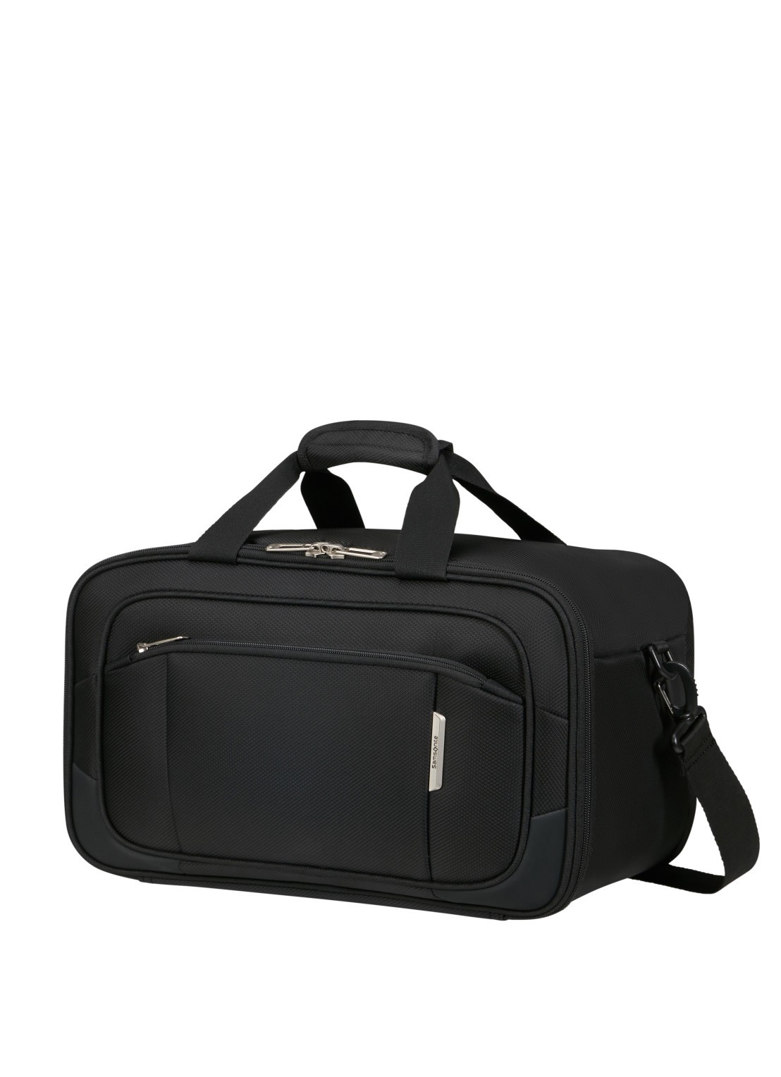 Samsonite Respark weekendtas met afneembare schouderriem - voorkant 3 ozone black