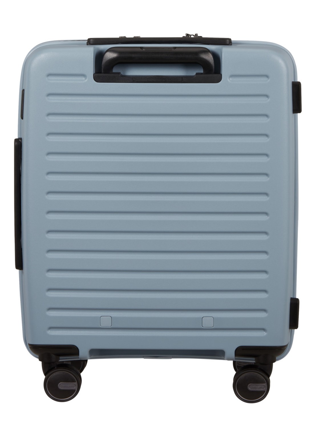Samsonite Restackd Easy Access vergrootbare spinner 55 cm - achterkant 4 blauw
