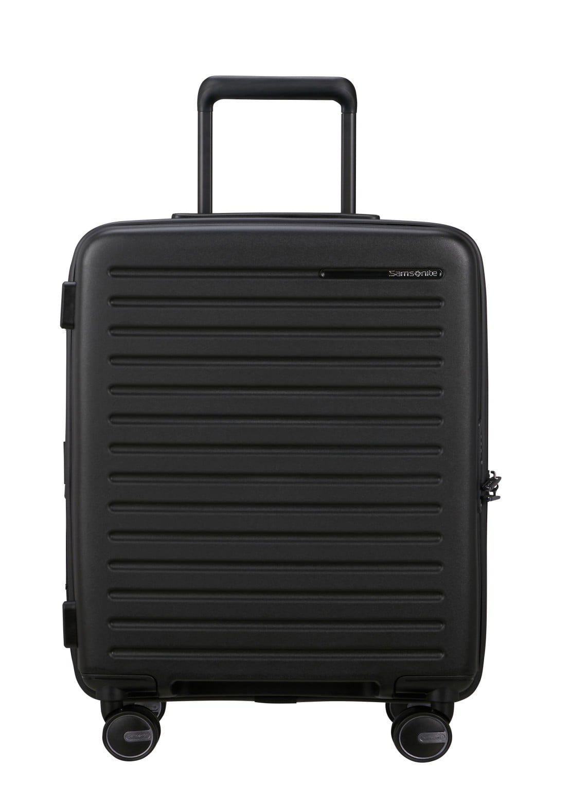 Samsonite Restackd spinner 55 cm - voorkant zwart