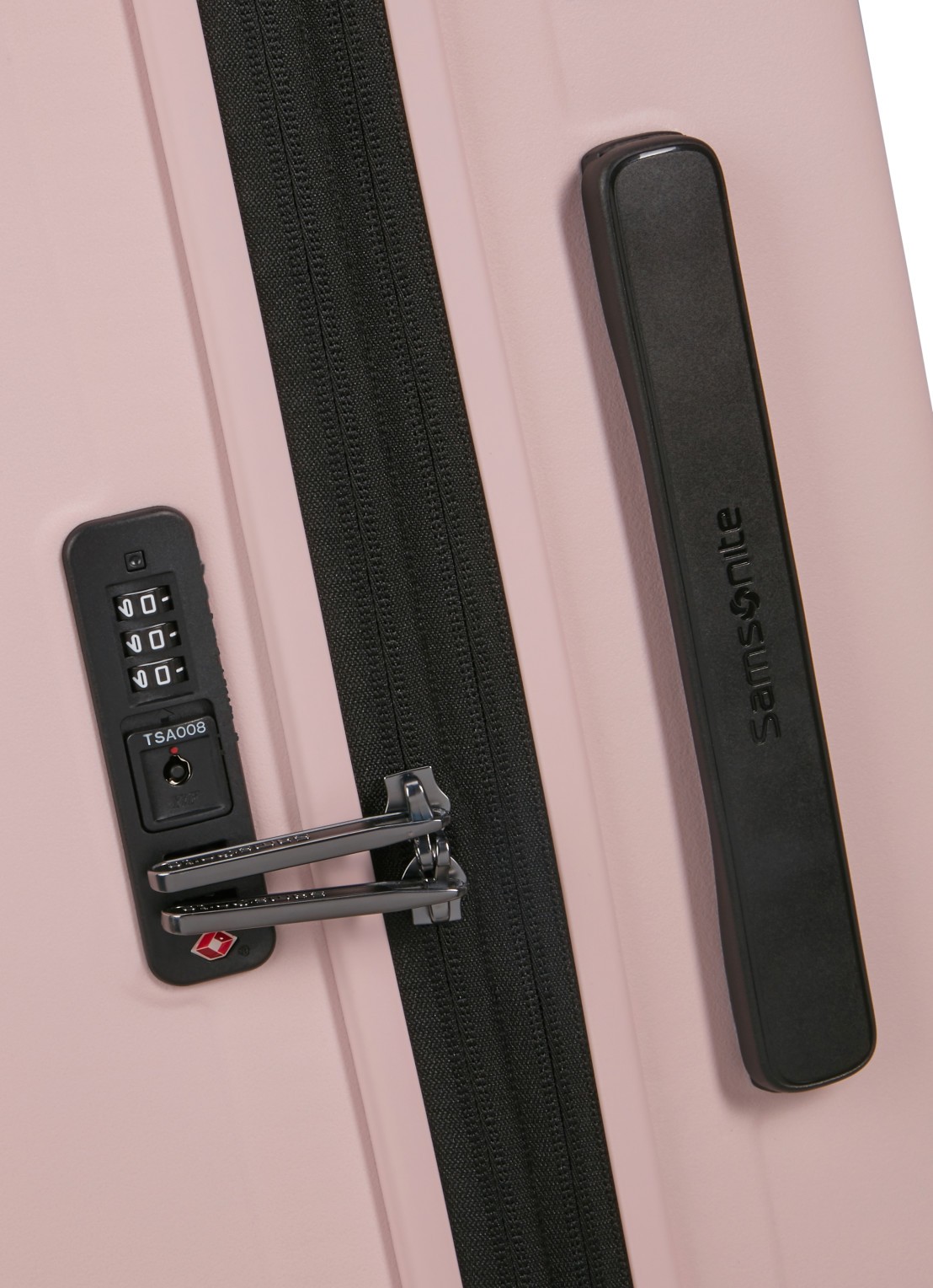 Samsonite Restackd spinner 55 cm - detail 4 roze