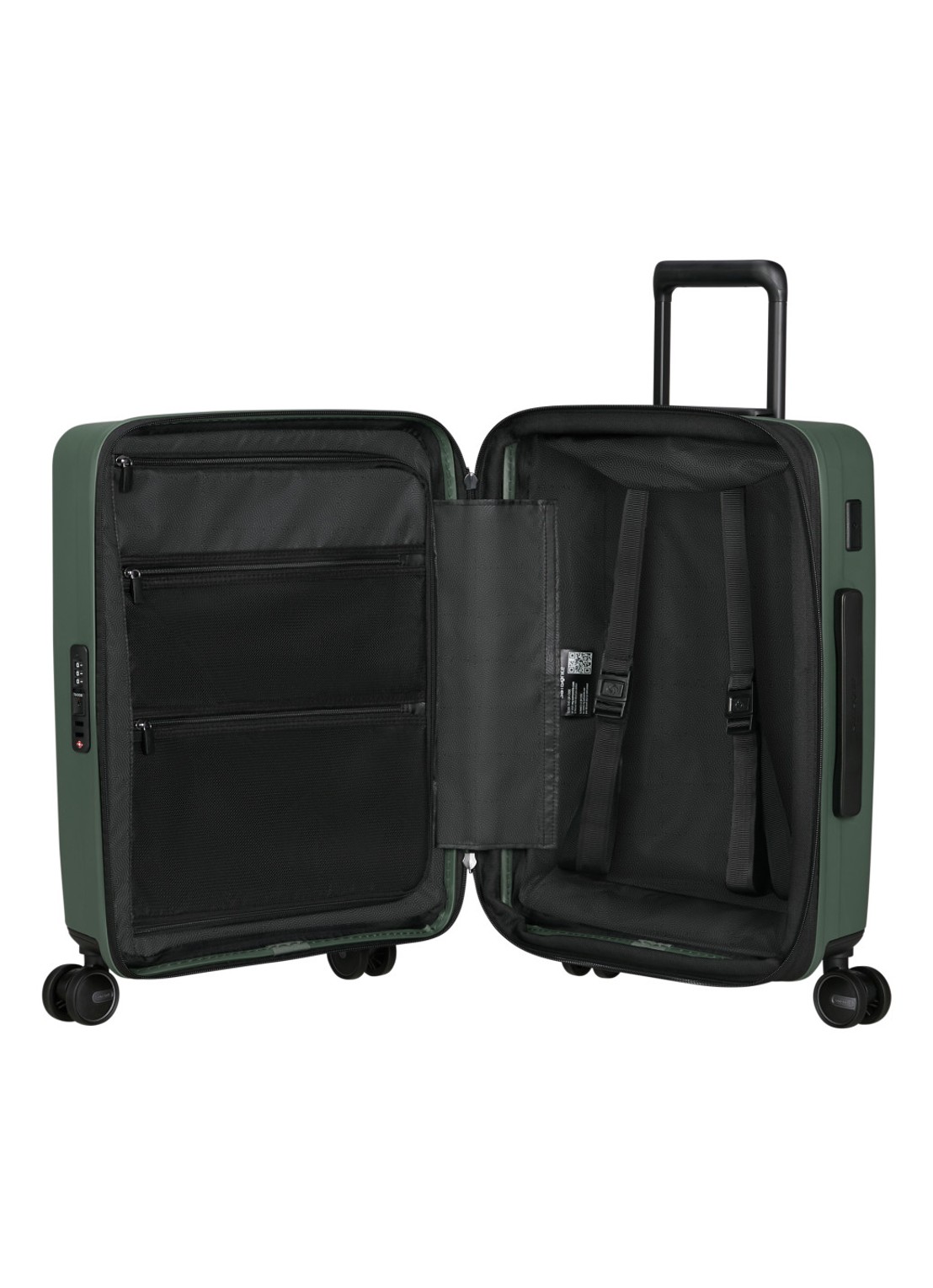 Samsonite Restackd spinner 55 cm - detail 2 donkergroen