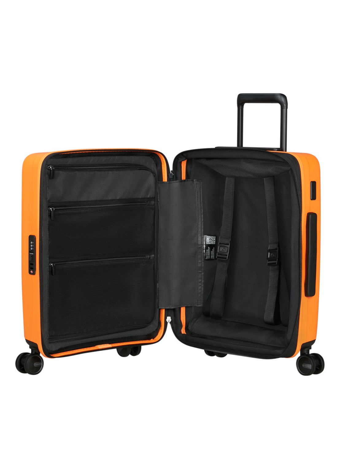 Samsonite Restackd spinner 55 cm - detail oranje