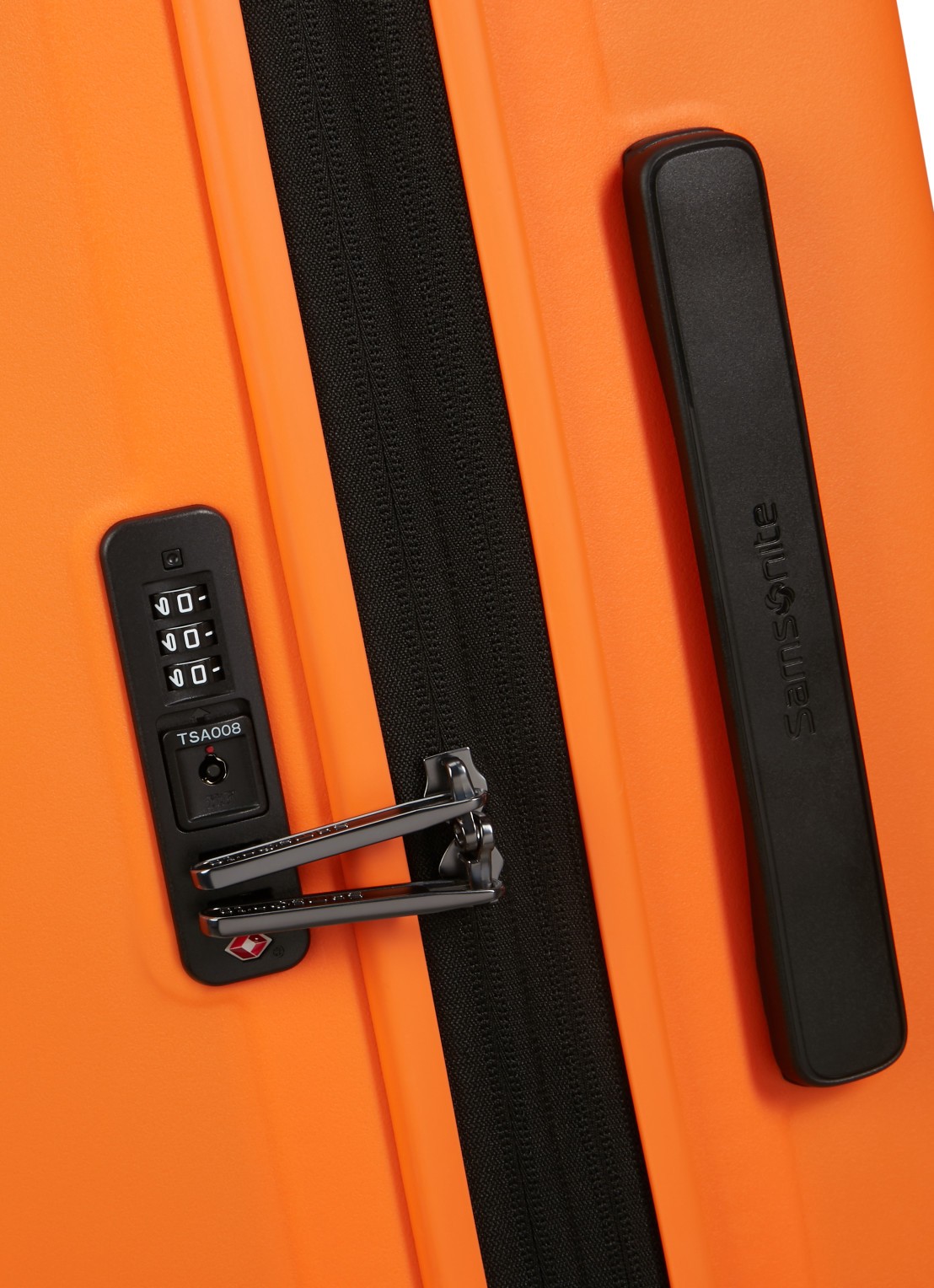Samsonite Restackd spinner 55 cm - detail 2 oranje