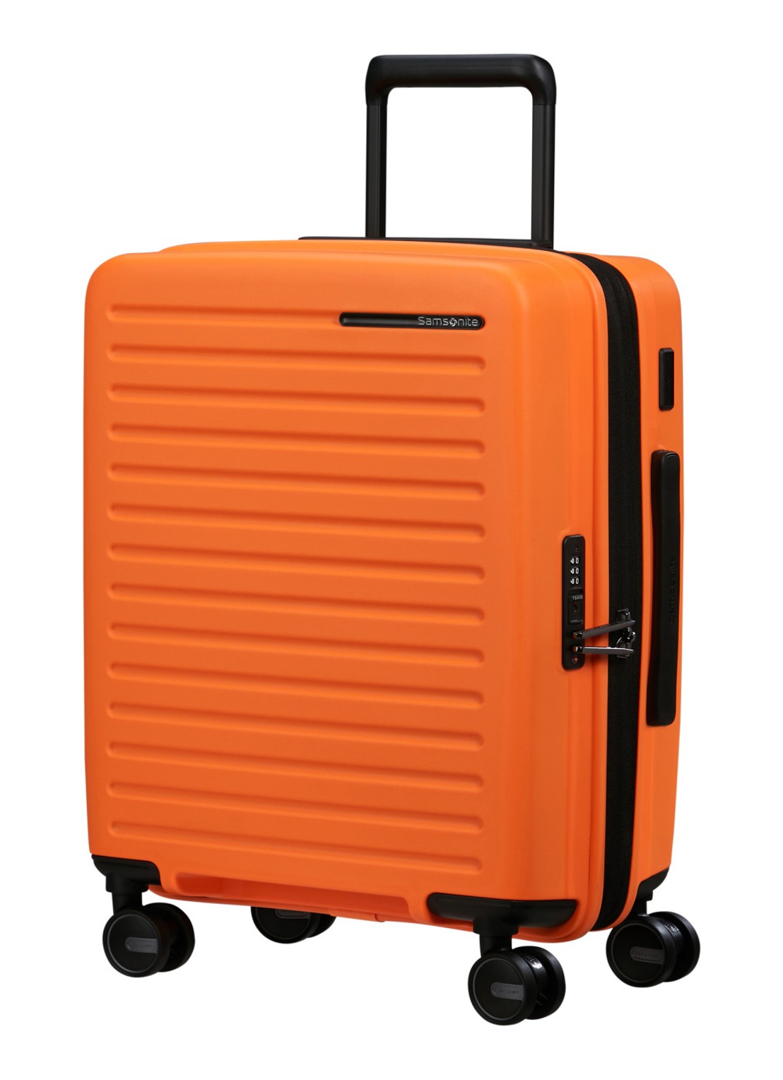 Samsonite Restackd spinner 55 cm - voorkant 4 oranje