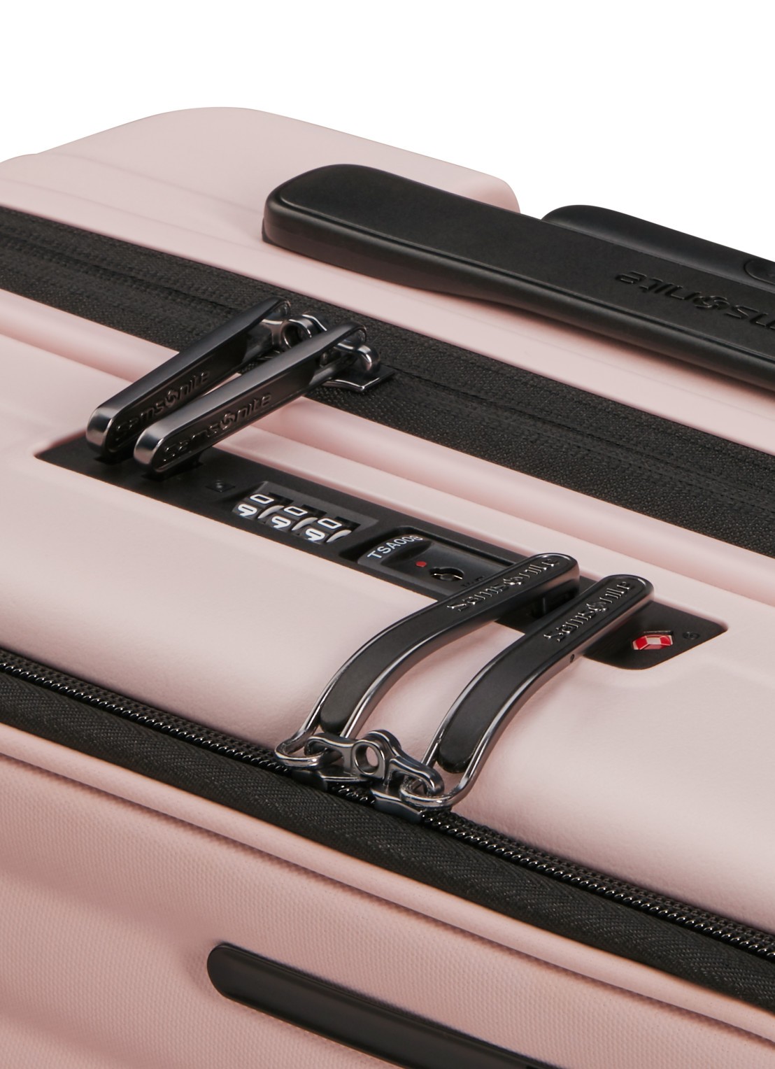 Samsonite Restackd spinner 55 cm - detail 2 roze