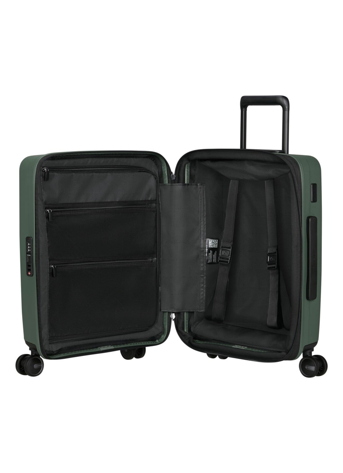 Samsonite Restackd spinner 55 cm - detail 3 donkergroen