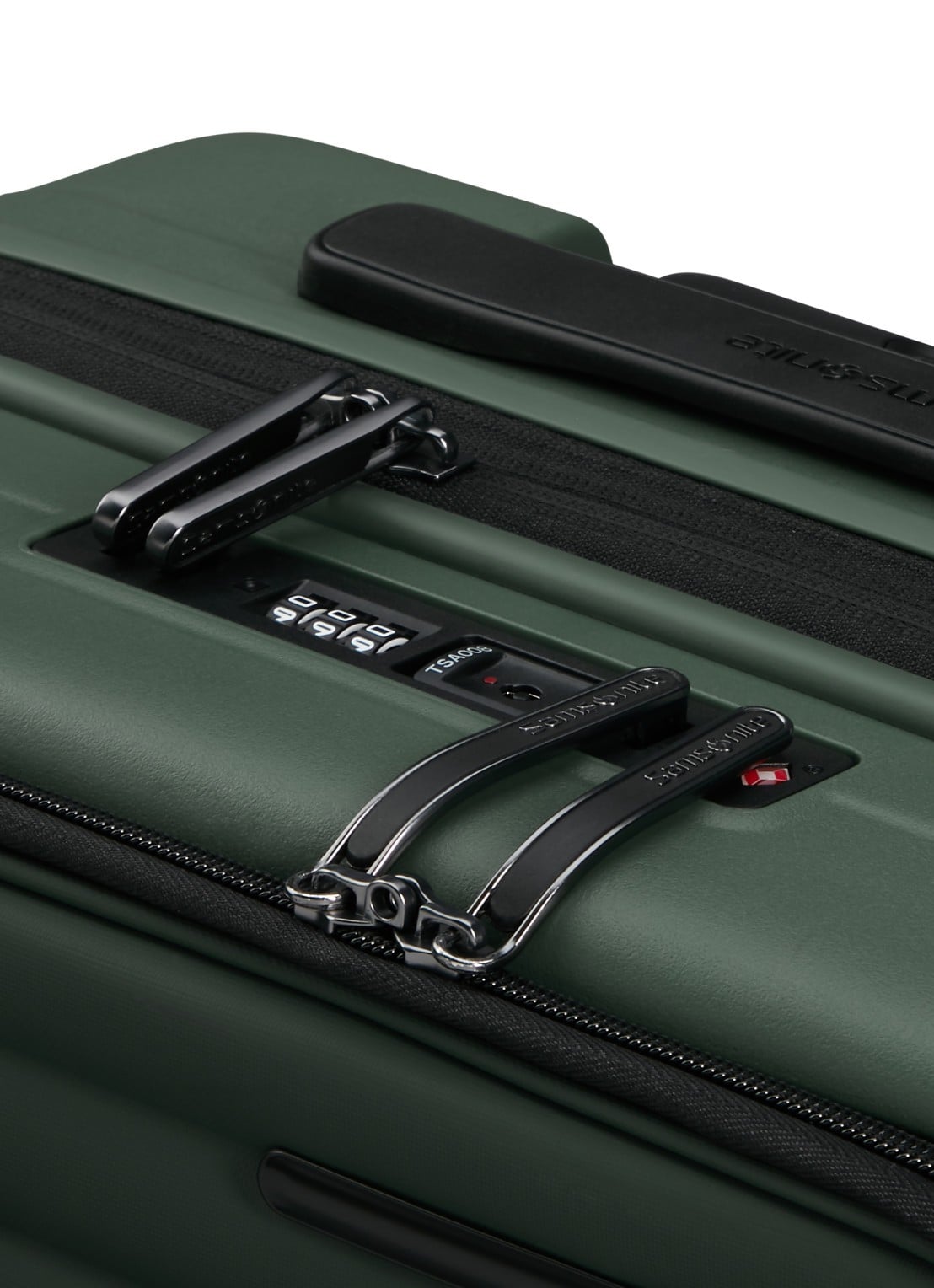 Samsonite Restackd spinner 55 cm - detail 4 donkergroen