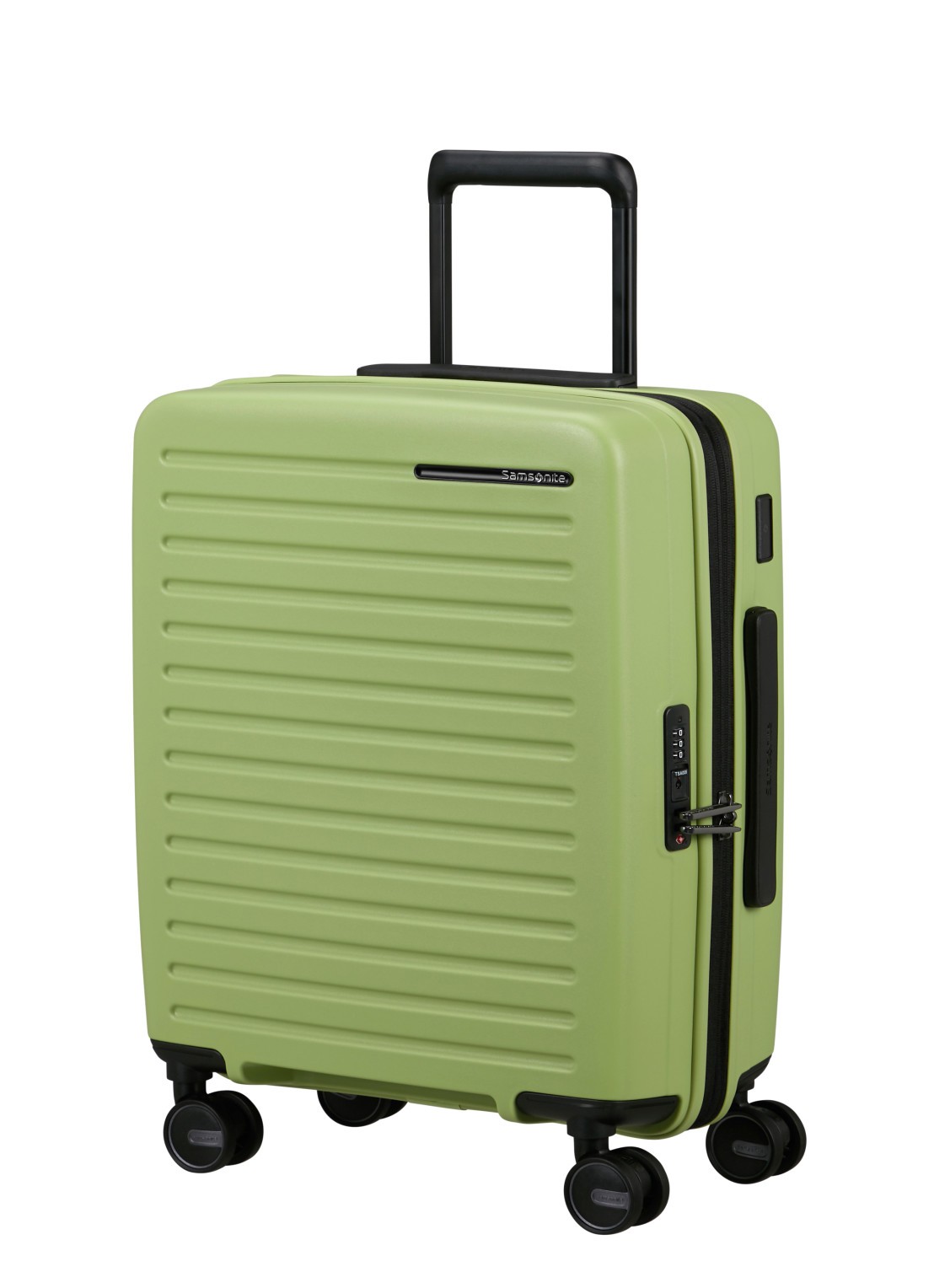 Samsonite Restackd spinner 55 cm - voorkant 3 groen