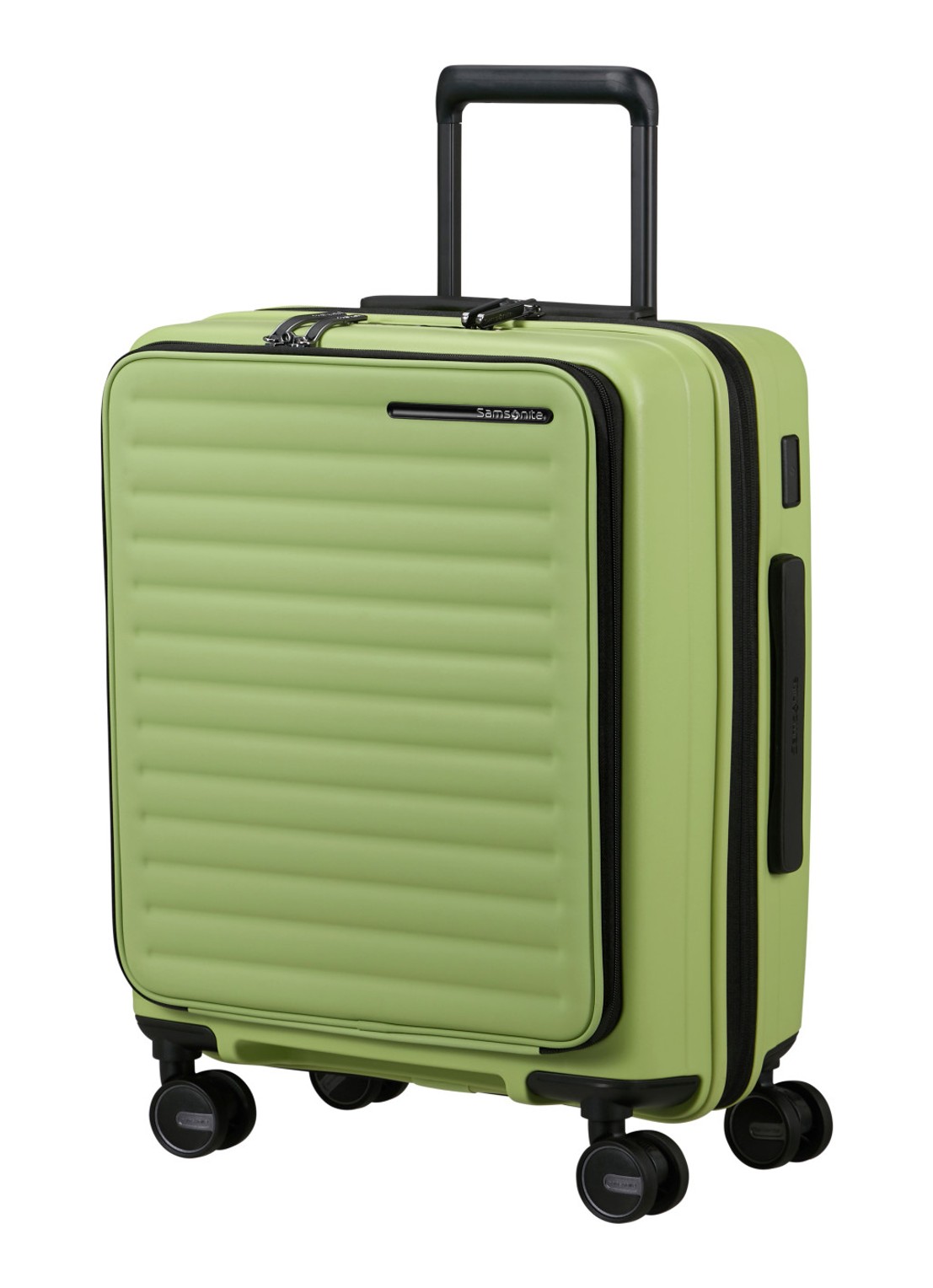 Samsonite Restackd spinner 55 cm - voorkant 2 groen