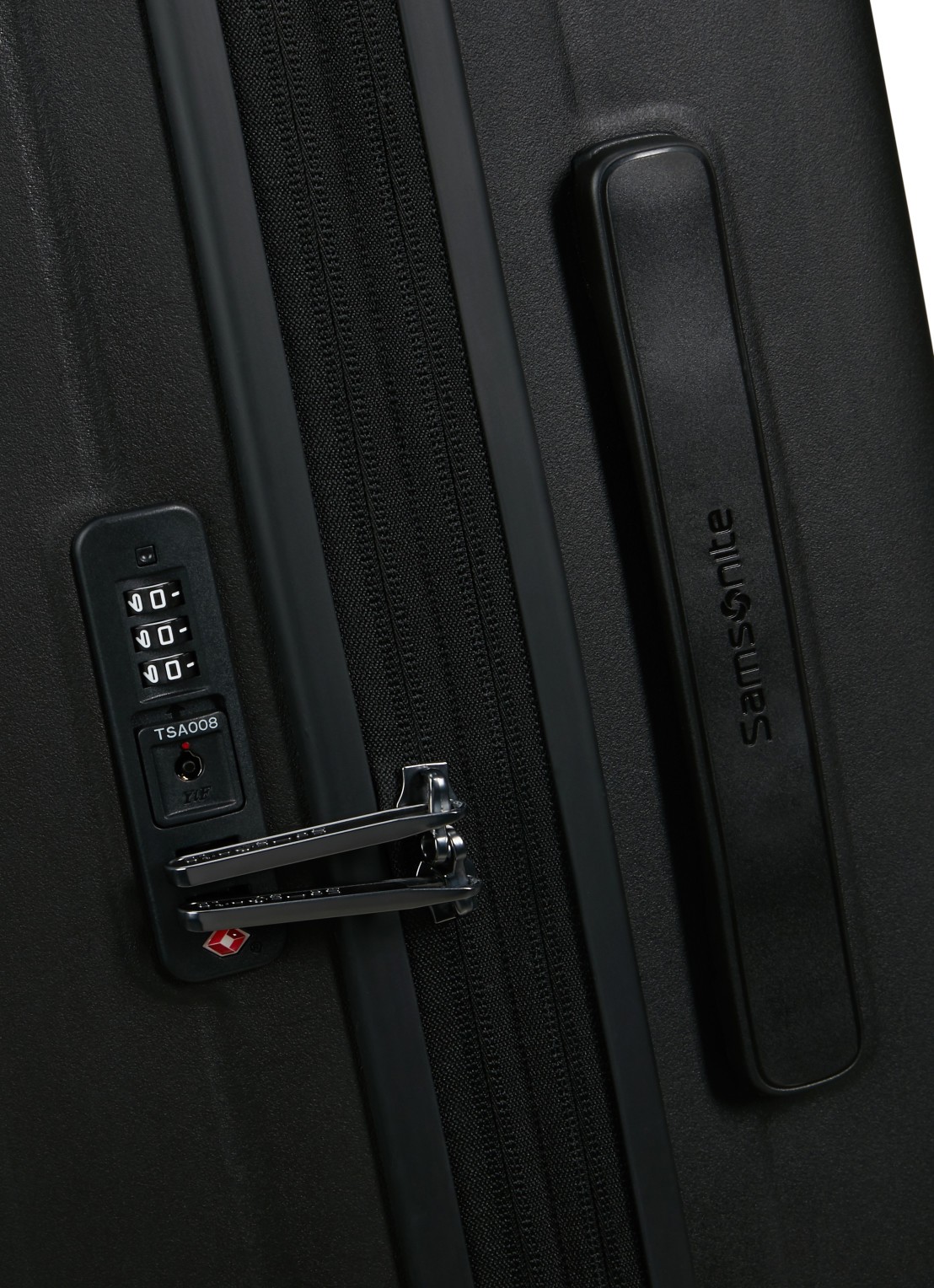 Samsonite Restackd spinner 75 cm - detail 2 zwart