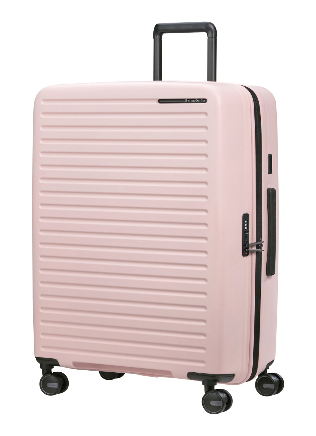Samsonite Restackd spinner 75 cm - voorkant 2 roze