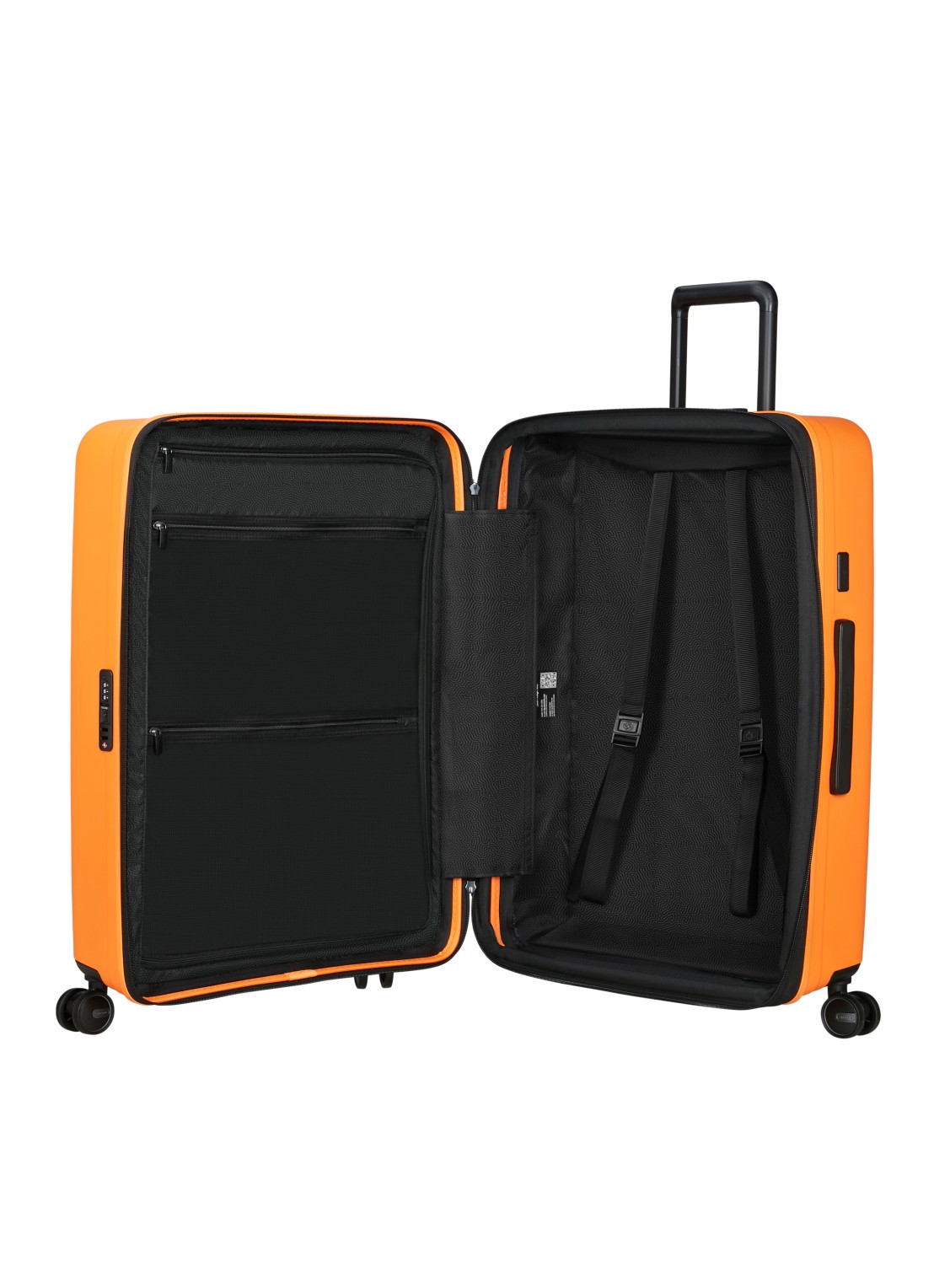 Samsonite Restackd spinner 75 cm - detail oranje