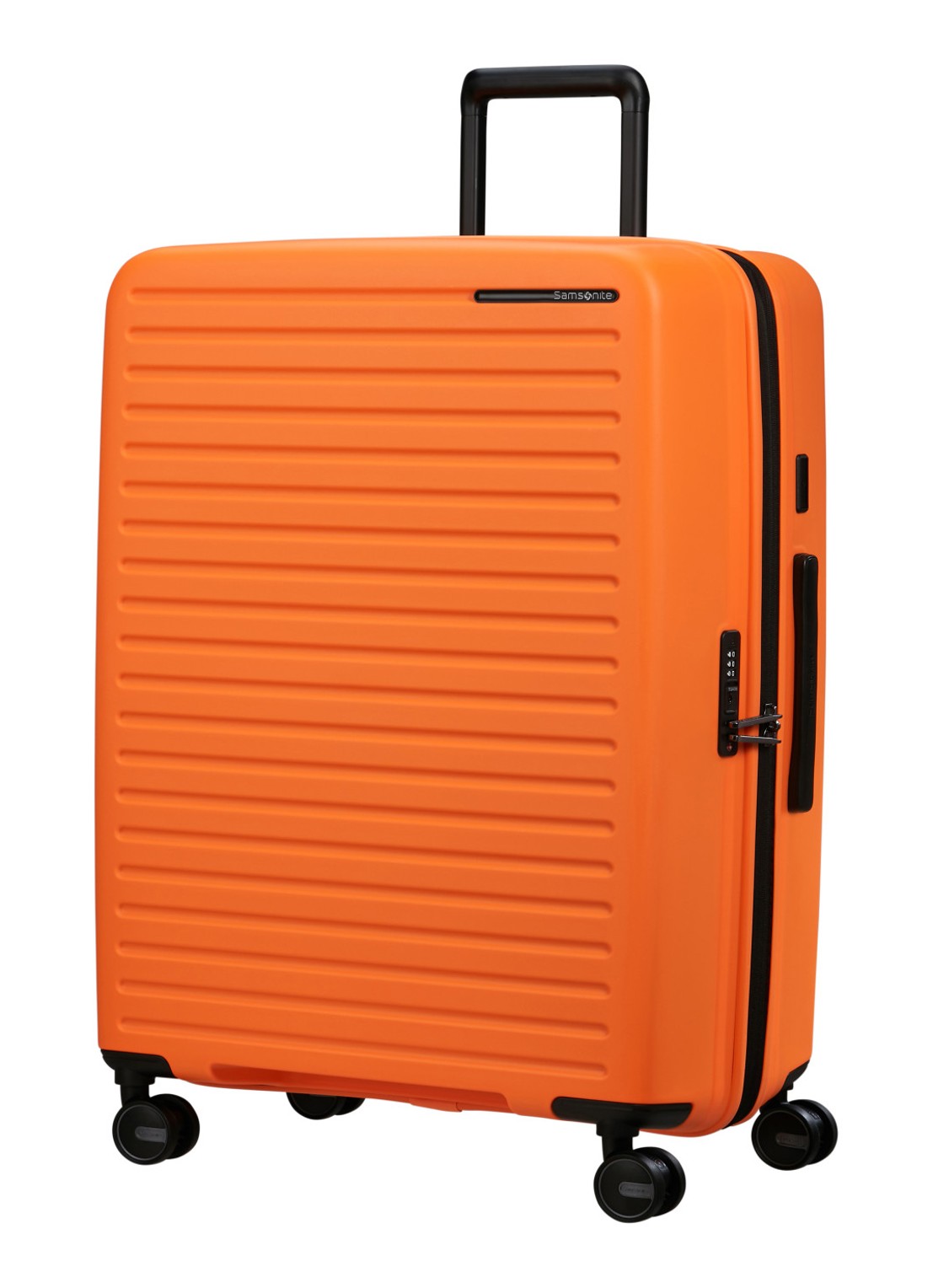 Samsonite Restackd spinner 75 cm - voorkant 4 oranje