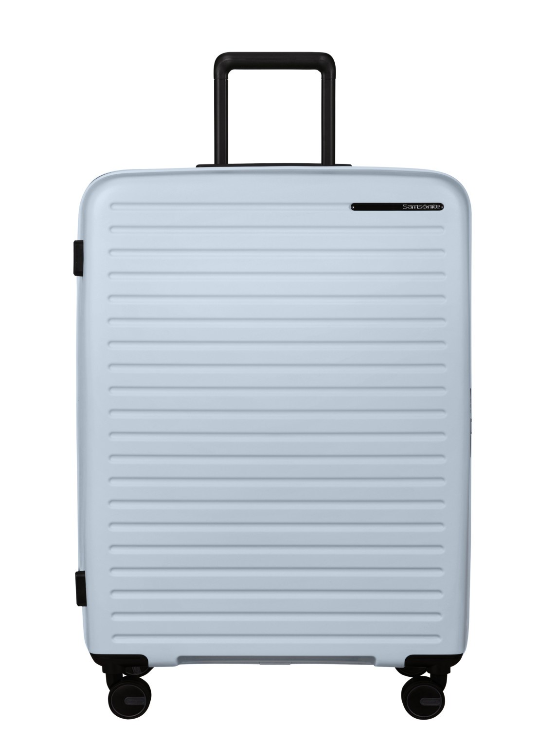 Samsonite Restackd spinner 75 cm - voorkant glacier / lichtblauw