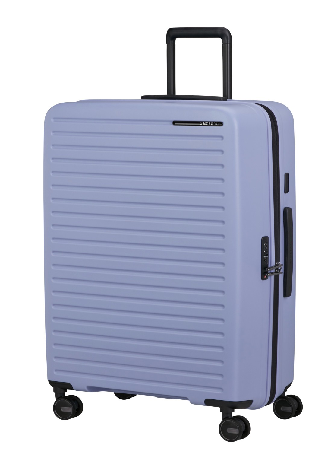Samsonite Restackd spinner 75 cm - voorkant 2 lavendel