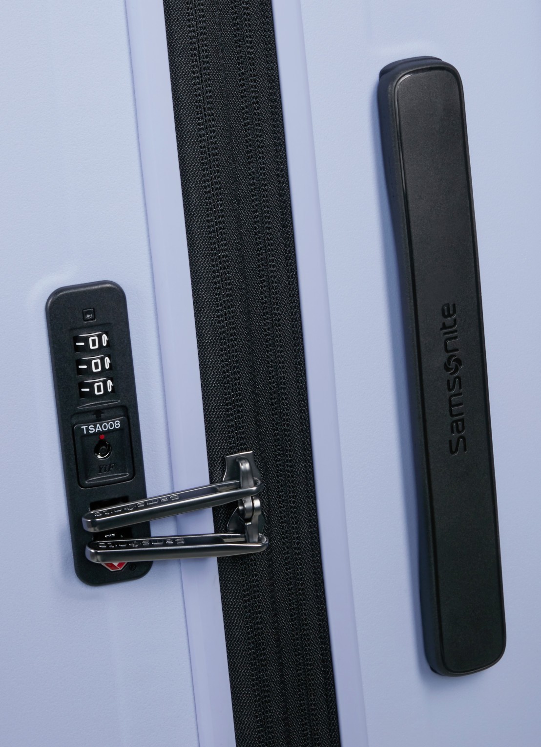Samsonite Restackd vergrootbare spinner 55 cm - detail 4 lavendel