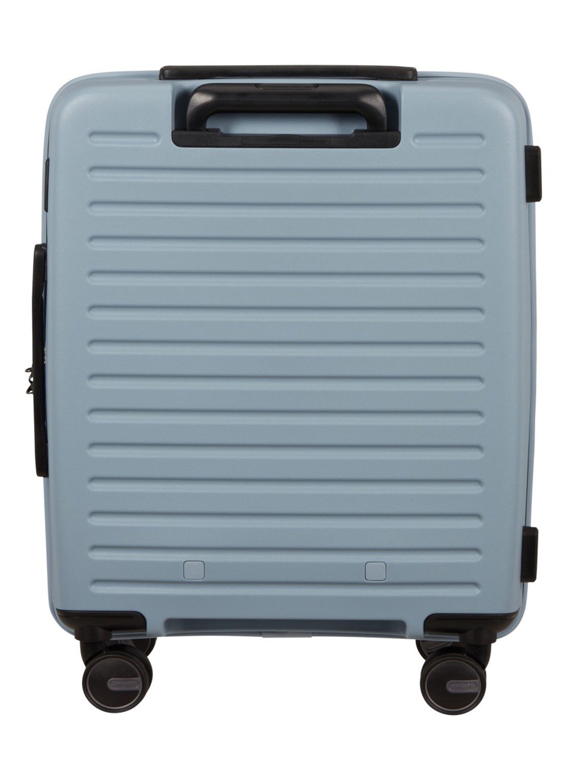 Samsonite Restackd vergrootbare spinner 55 cm - achterkant 3 blauw