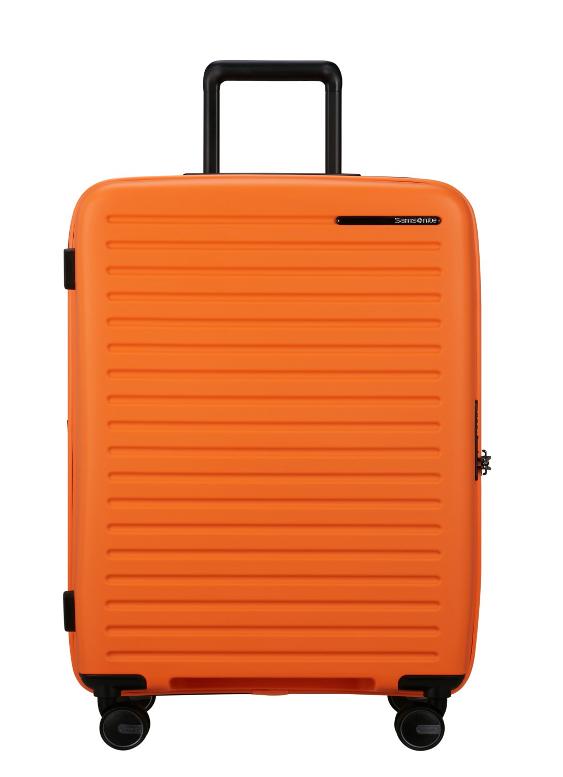Samsonite Restackd vergrootbare spinner 68 cm - voorkant oranje