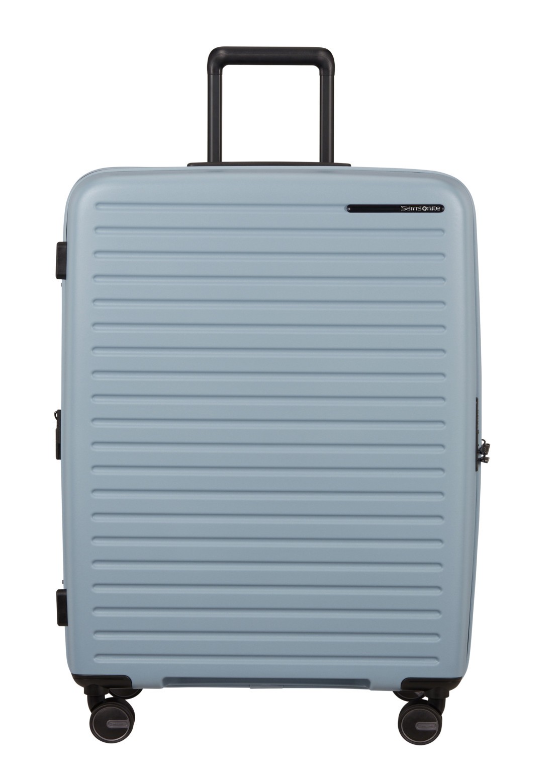 Samsonite Restackd vergrootbare spinner 75 cm - voorkant blauw