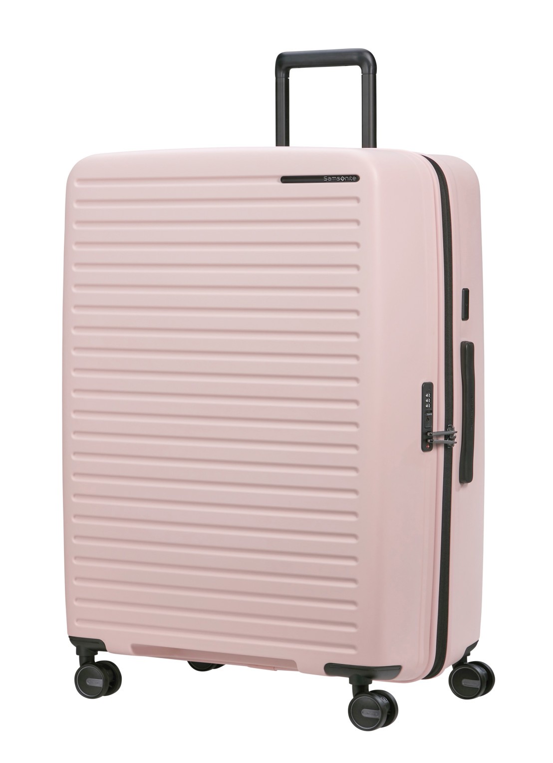 Samsonite Restackd vergrootbare spinner 81 cm - voorkant 4 lichtroze