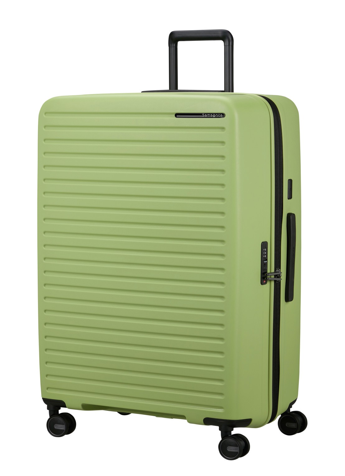 Samsonite Restackd vergrootbare spinner 81 cm - voorkant 2 groen