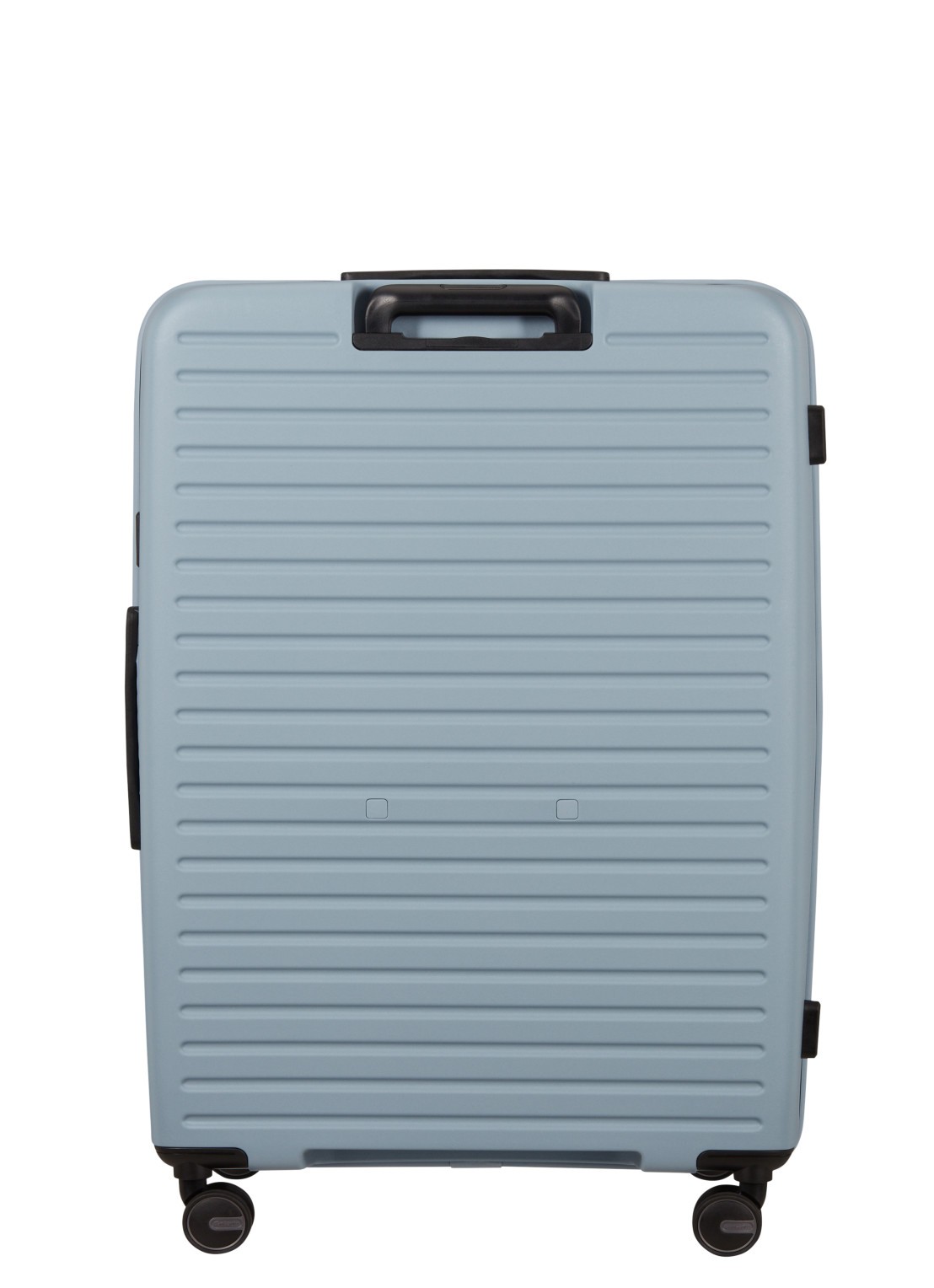 Samsonite Restackd vergrootbare spinner 81 cm - achterkant 3 blauw