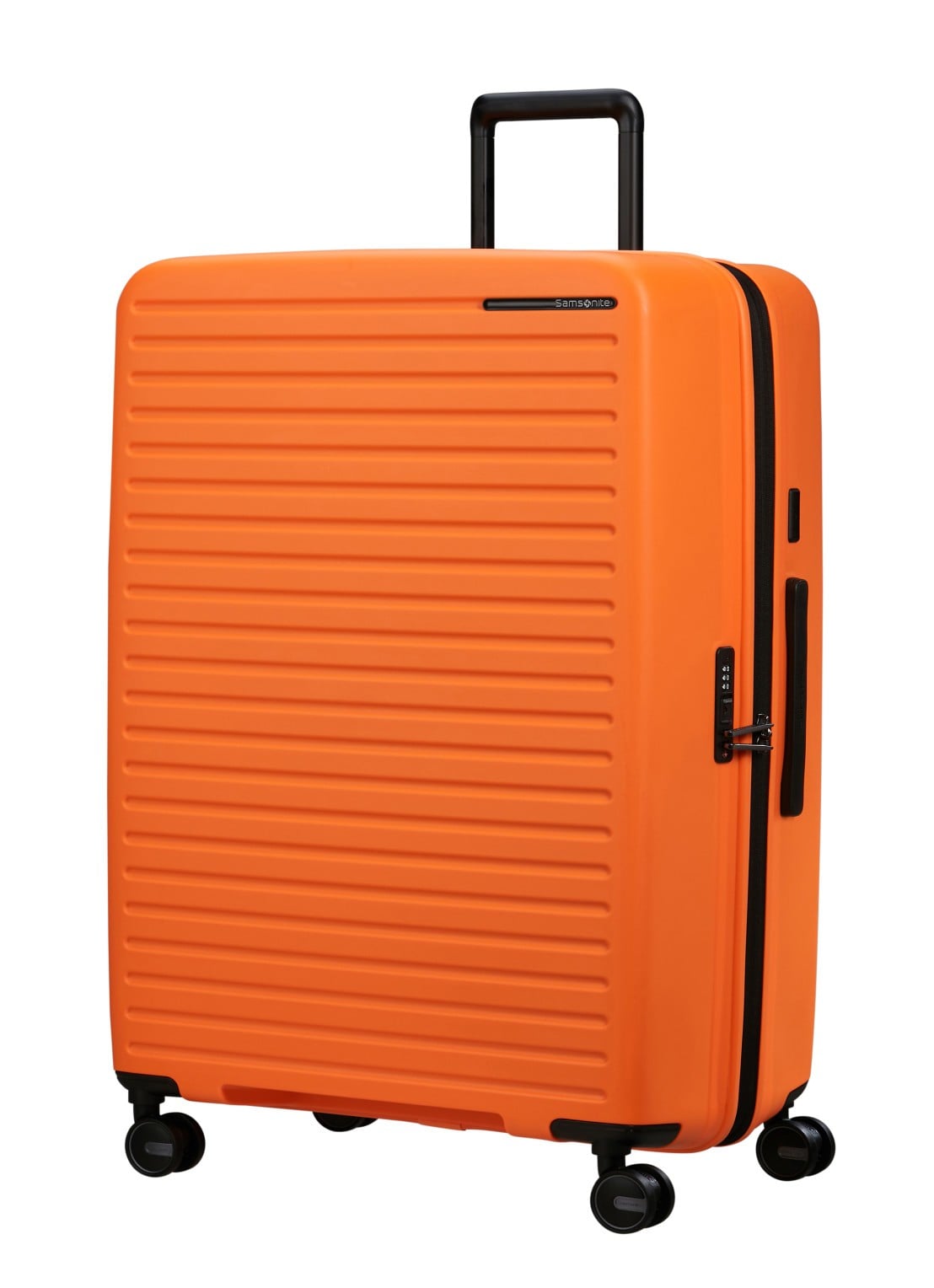Samsonite Restackd vergrootbare spinner 81 cm - voorkant 3 oranje