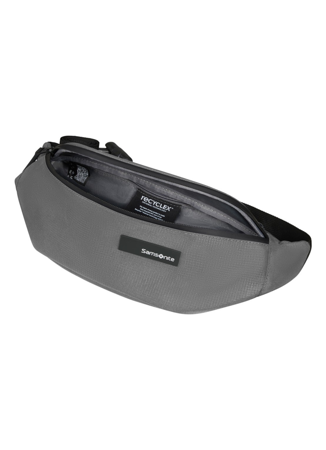 Samsonite Roader heuptas met logo - detail grijs
