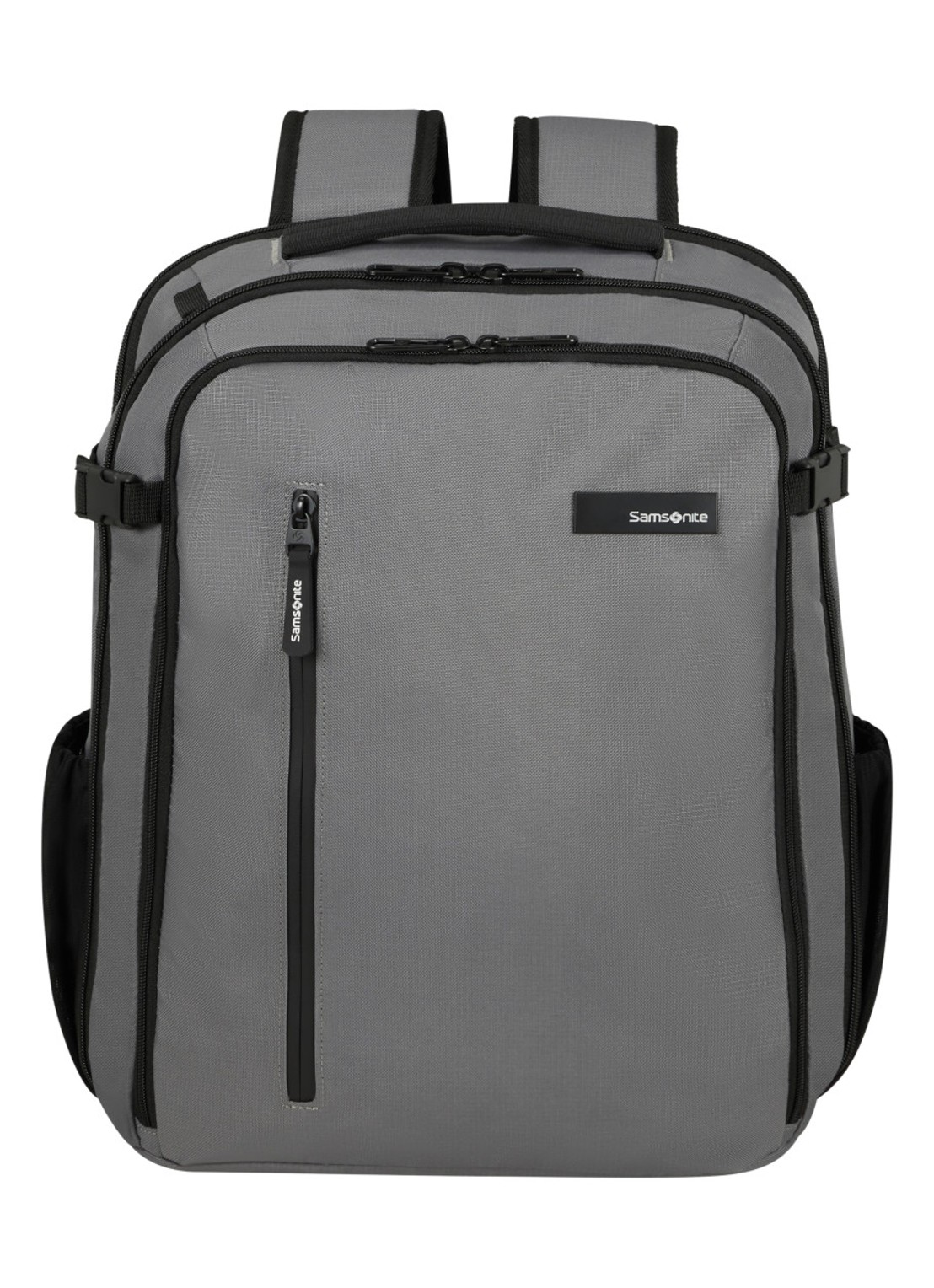 Samsonite Roader L rugzak met 17 inch laptopvak  - voorkant grijs