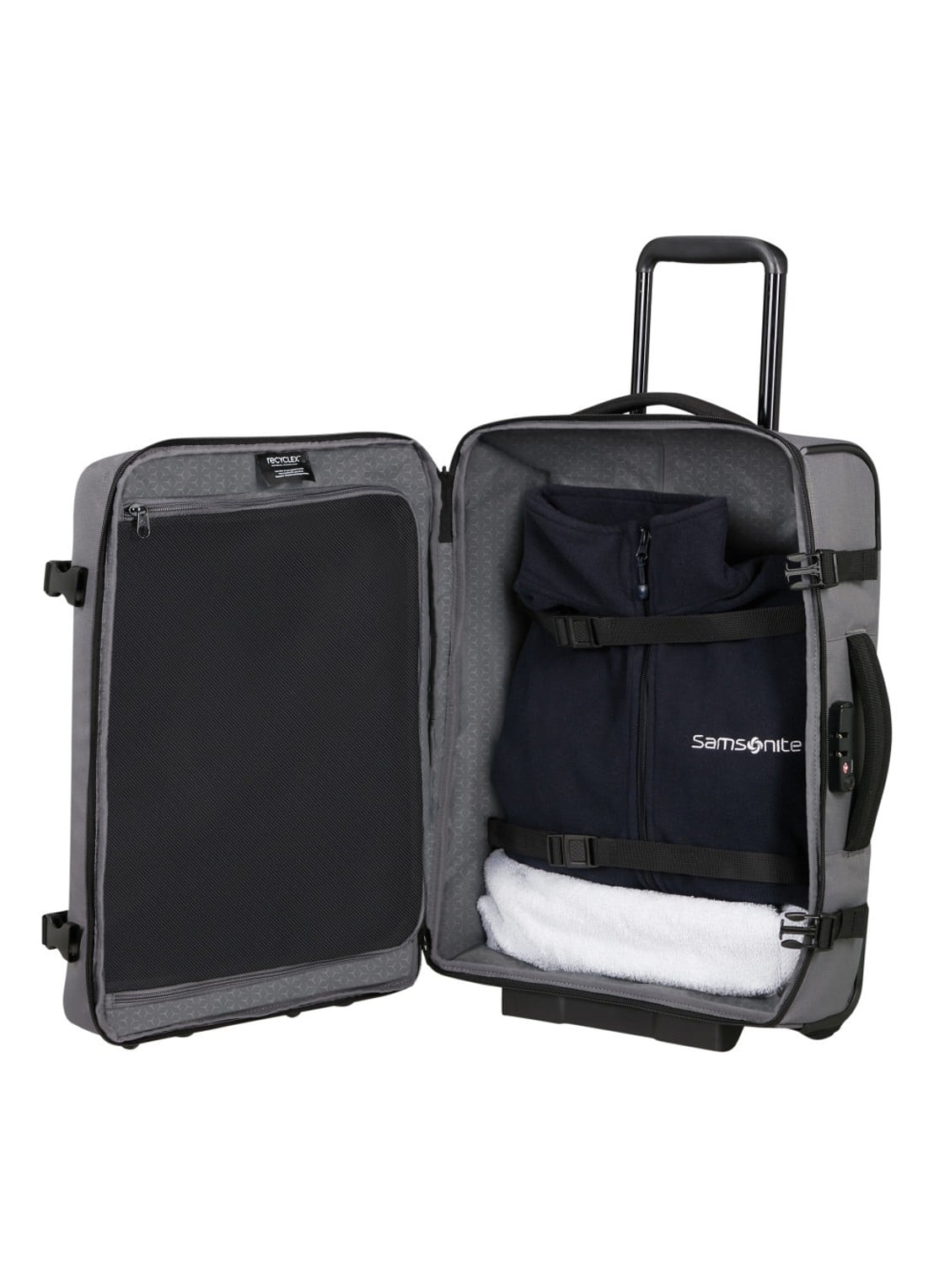 Samsonite Roader trolley 55 cm met 15,6 inch laptopvak  - detail 2 grijs
