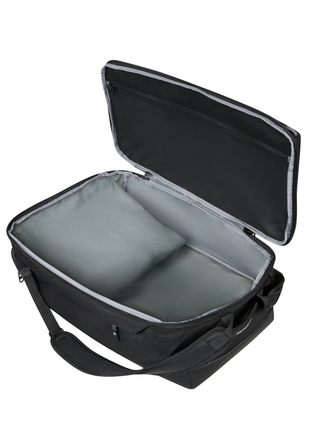 Samsonite Roadseeker Duffle S rugzak  - achterkant deep black / zwart