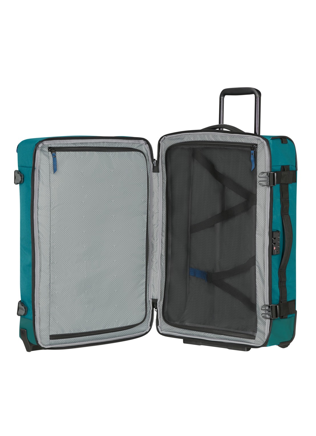 Samsonite Roadseeker Duffle trolley 68 cm - voorkant 5 deep teal / zeegroen