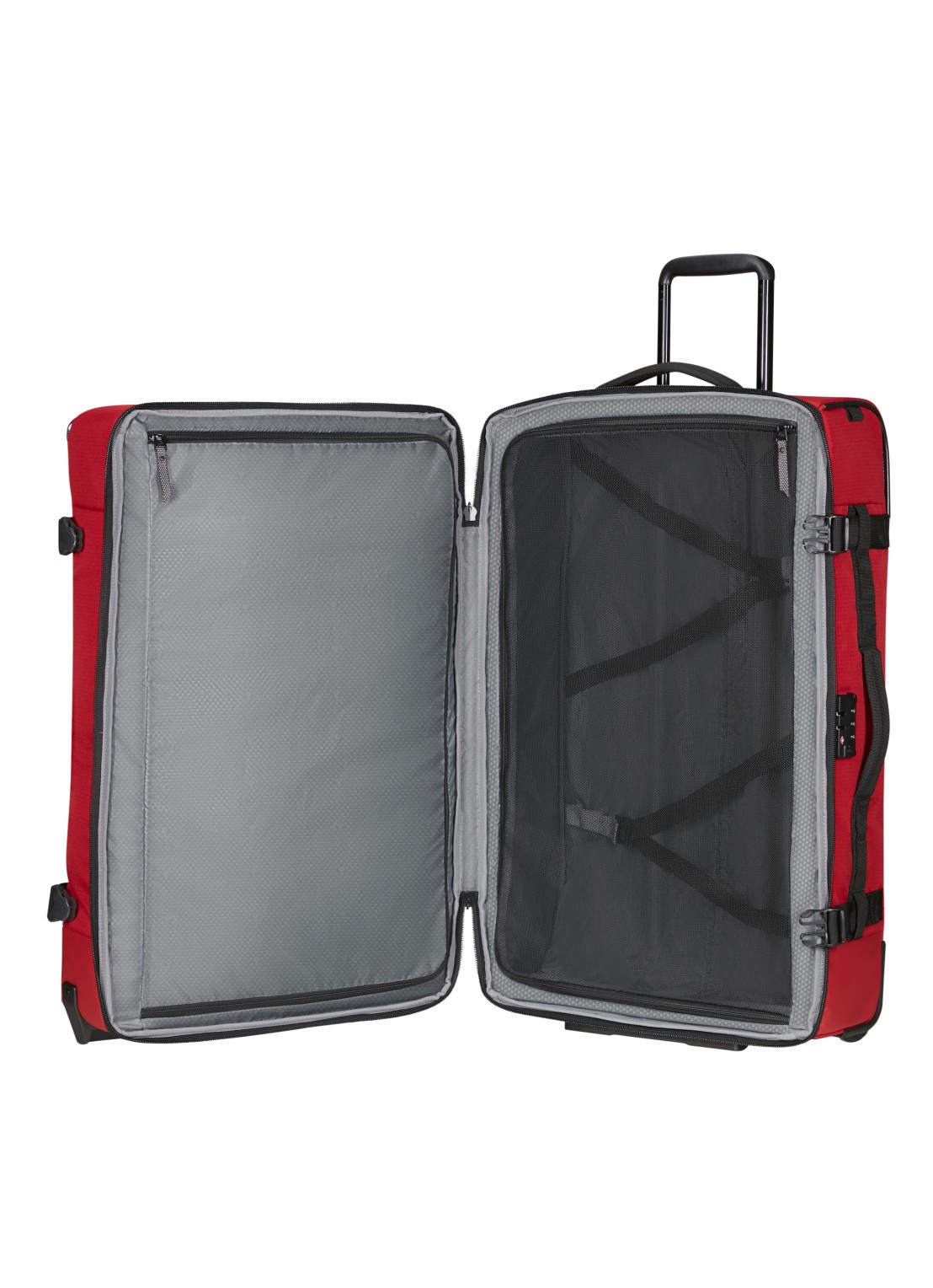 Samsonite Roadseeker Duffle trolley 79 cm - voorkant 3 brick red / rood