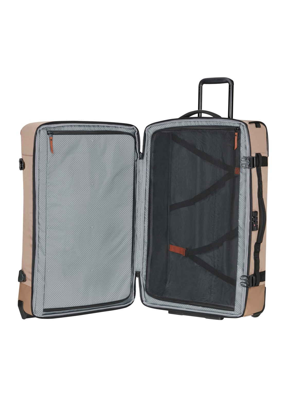 Samsonite Roadseeker Duffle trolley 79 cm - voorkant 2 dune / donkerbeige