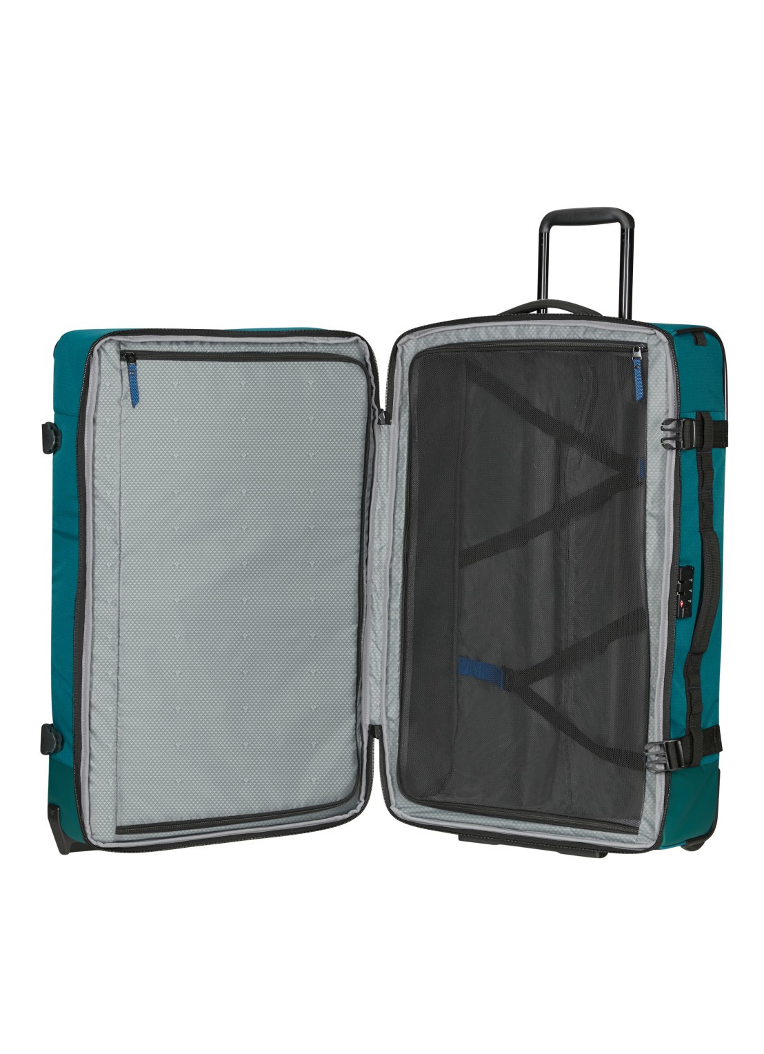 Samsonite Roadseeker Duffle trolley 79 cm - voorkant 3 deep teal / zeegroen