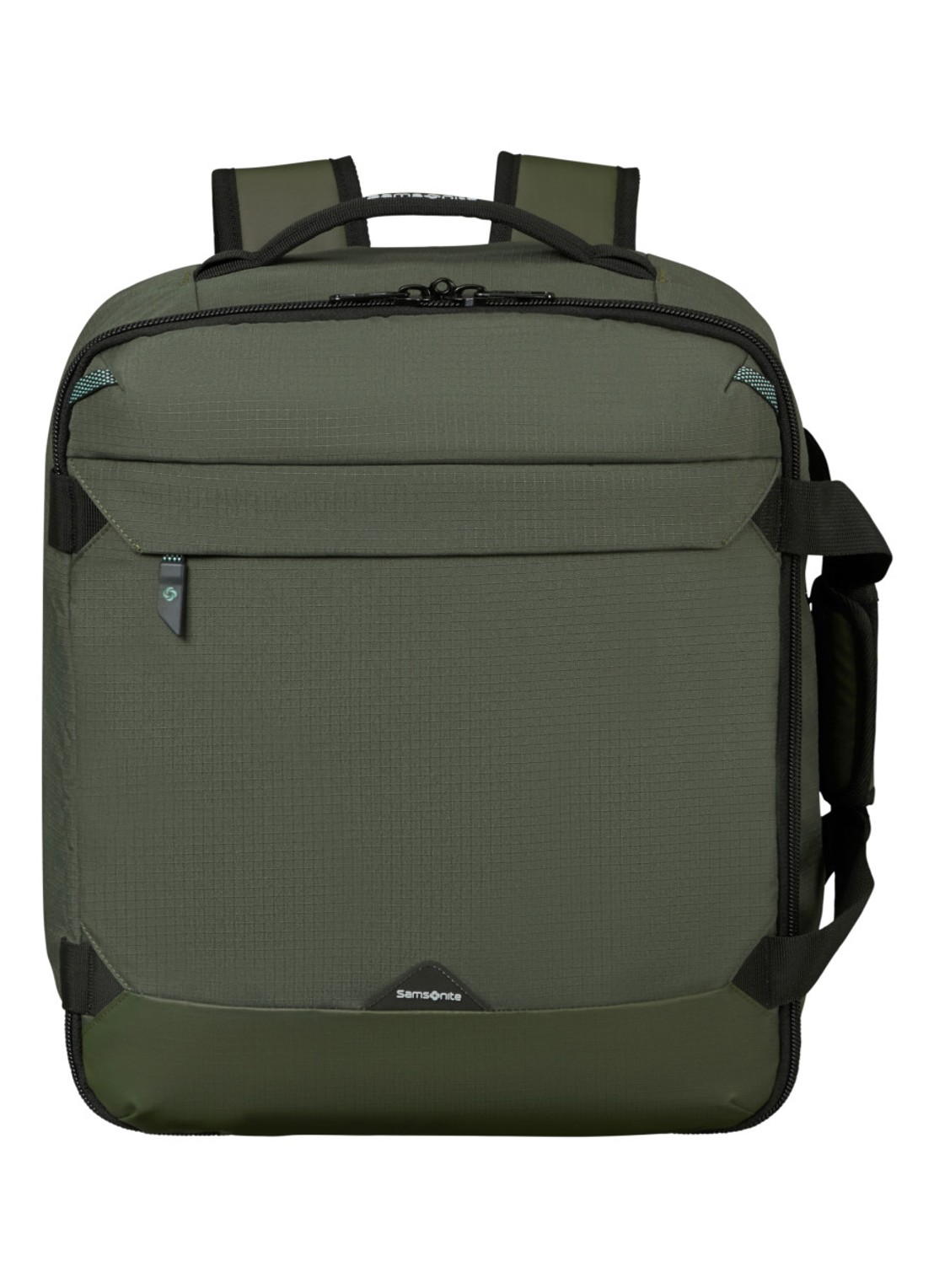 Samsonite Roadseeker Duffle Underseater rugzak  - voorkant 4 dark olive / olijfgroen
