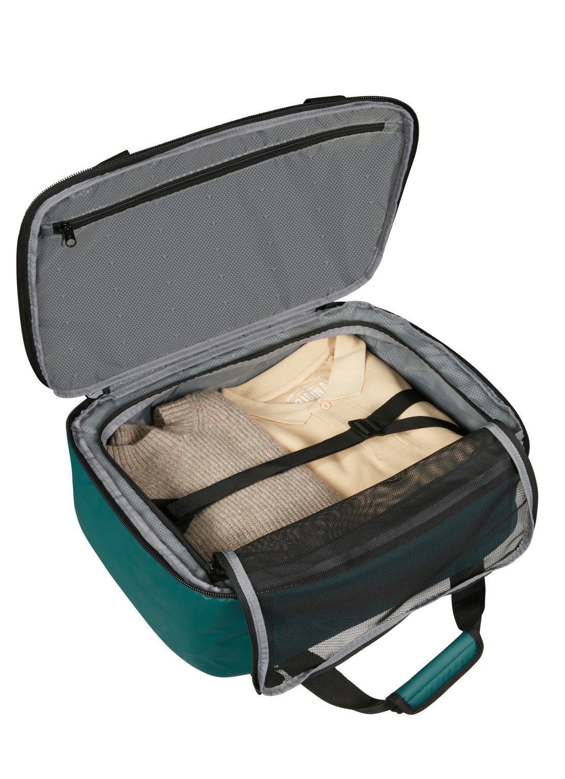Samsonite Roadseeker Duffle Underseater rugzak  - voorkant 2 deap teal / zeegroen