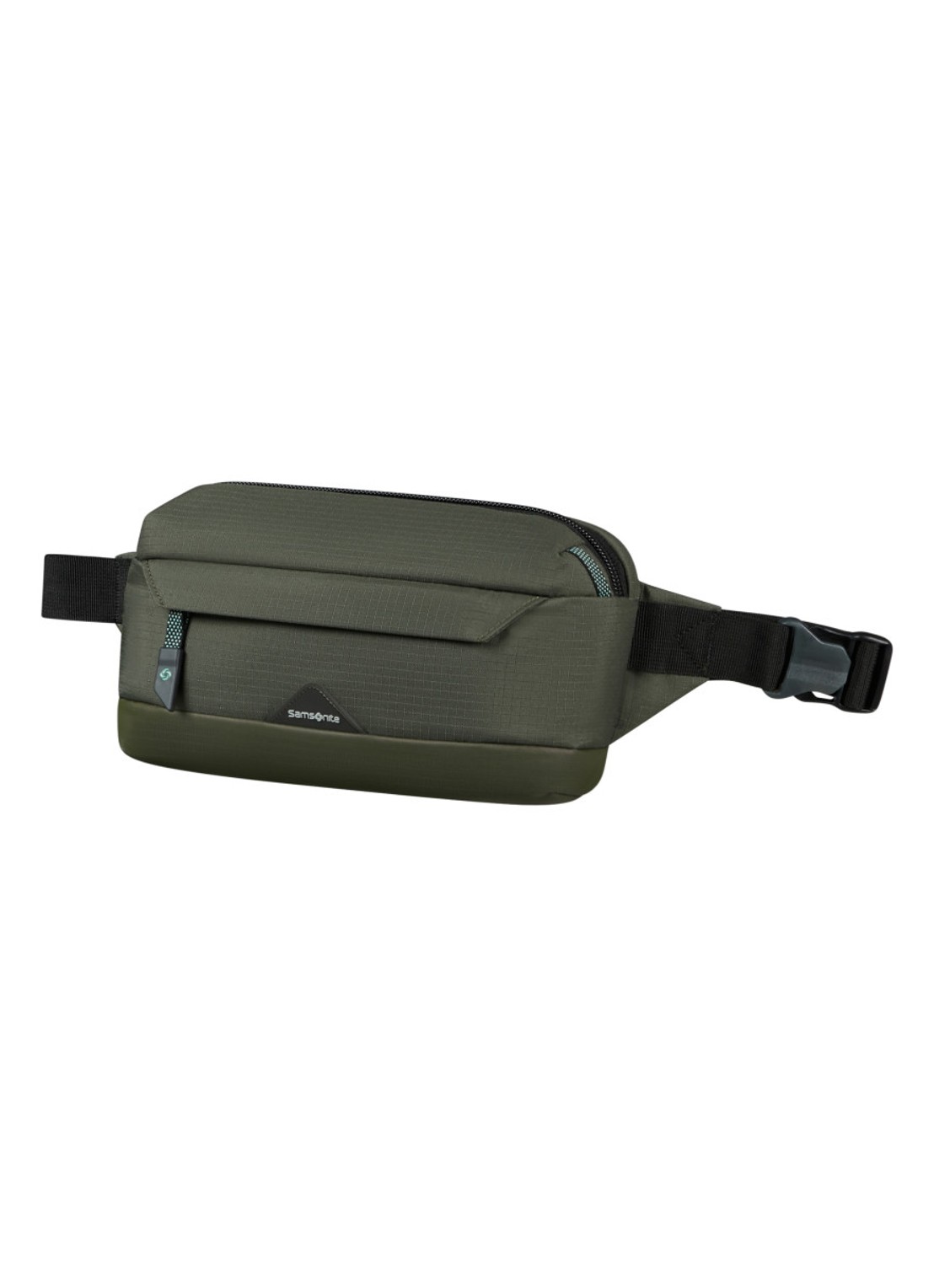 Samsonite Roadseeker heuptas met logo - voorkant 2 dark olive / olijfgroen