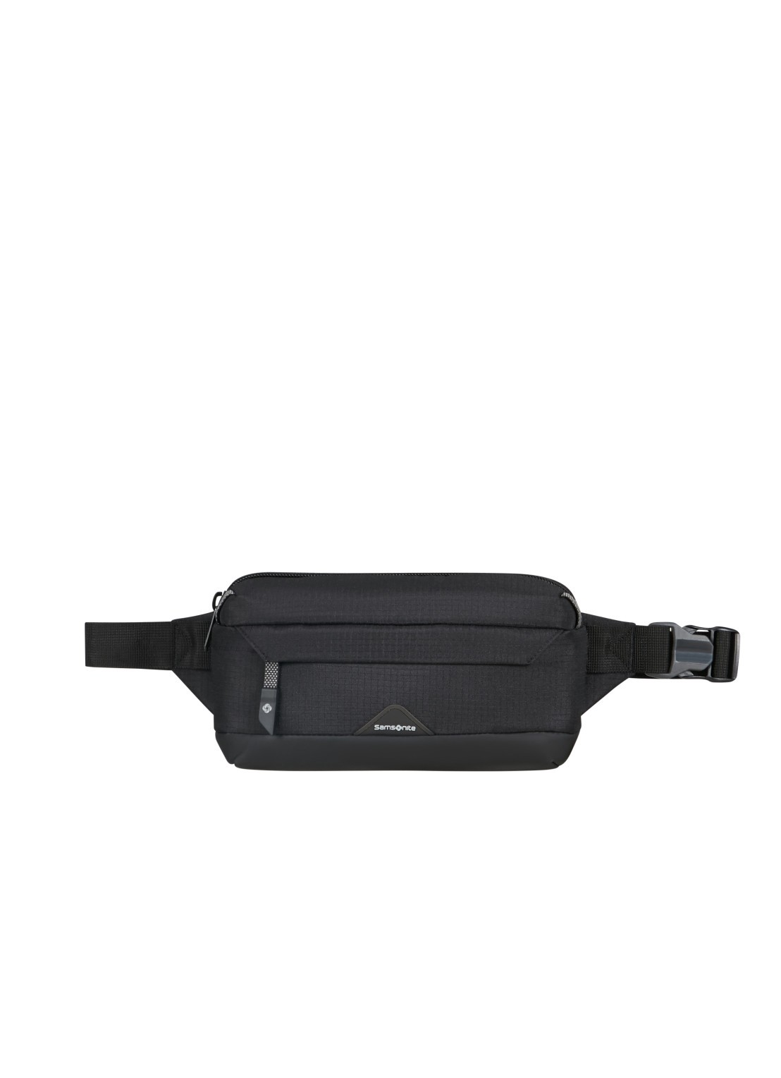 Samsonite Roadseeker heuptas met logo - voorkant deep black / zwart