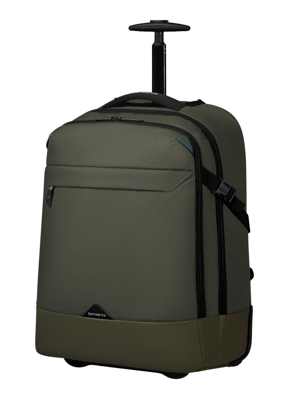 Samsonite Roadseeker Laptop/Backpack trolley met 17,3 inch laptopvak - detail 2 dark olive / olijfgroen