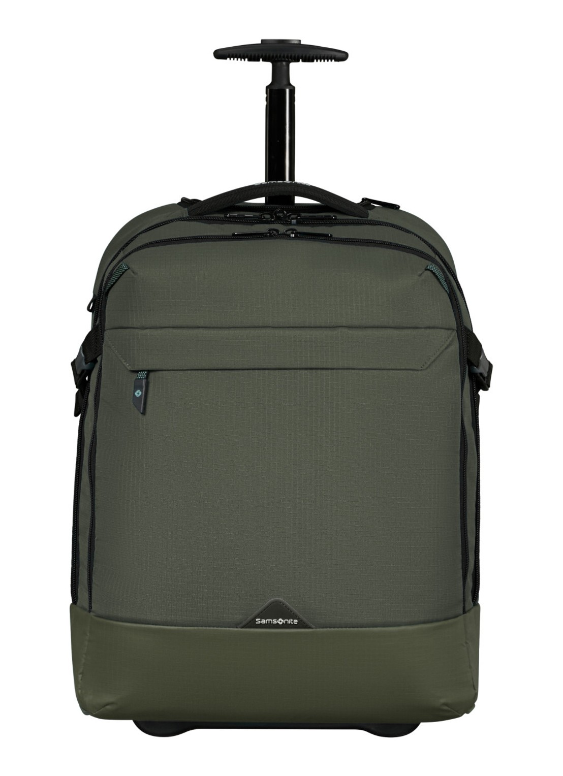Samsonite Roadseeker Laptop/Backpack trolley met 17,3 inch laptopvak - voorkant 4 dark olive / olijfgroen