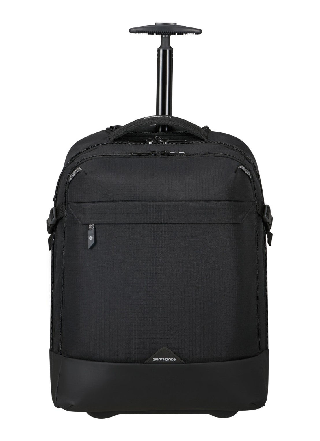 Samsonite Roadseeker Laptop/Backpack trolley met 17,3 inch laptopvak - voorkant 2 deep black / zwart