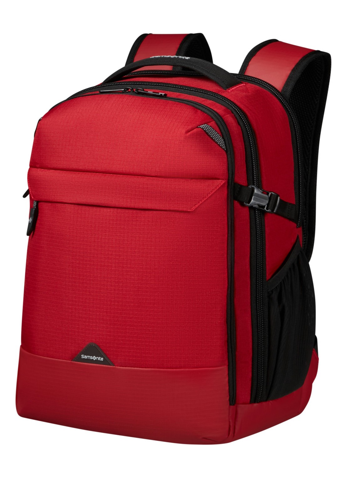 Samsonite Roadseeker laptoprugzak met 15,6 inch laptopvak - detail brick red / rood